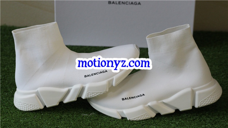 Balenciaga Speed Trainer Sock Race Runners White